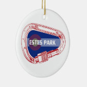 Estes Park Klibing Carabiner Keramisch Ornament (Rechts)