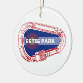 Estes Park Klibing Carabiner Keramisch Ornament (Links)