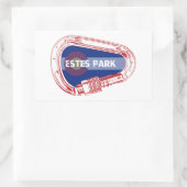 Estes Park Klibing Carabiner Rechthoekige Sticker (Tas)
