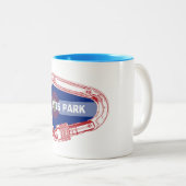Estes Park Klibing Carabiner Tweekleurige Koffiemok (Voorkant rechts)