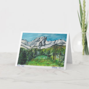 Estes Park Rocky Mountains Wenskaart Kaart