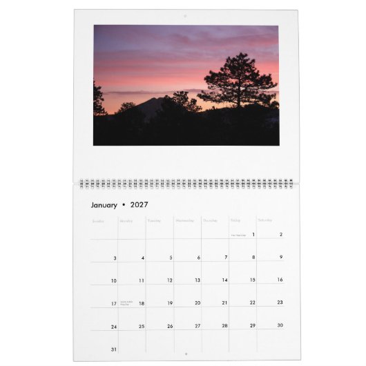 Estes Park Sunrise/Sunset Calendar 2015 Kalender (Jan 2027)