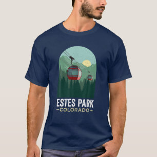 Estes Park T Vintage Aerial Tram Estes Park Colora T-shirt