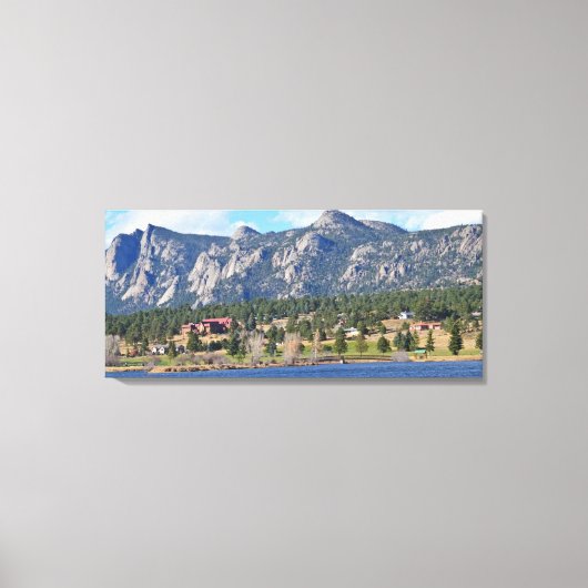Estes Park Uitzicht Canvas Afdruk (Voorkant)