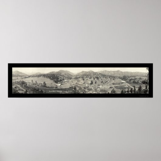 Estes Park Village, CO Photo 1919 Poster (Voorkant)