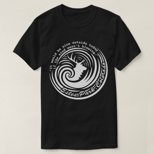 Estes wind, donker shirt (Design voorkant)