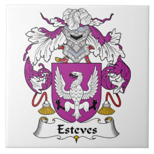 Esteves Family Crest Tegeltje