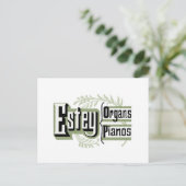 Estey Organs & Pianos Briefkaart (Staand voorkant)