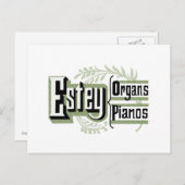 Estey Organs & Pianos Briefkaart (Voorkant / Achterkant)
