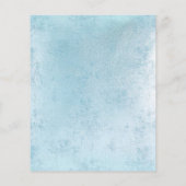 estheetician blauw turquoise nepschitter flyer (Achterkant)