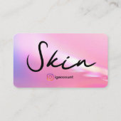 Estheetician Huid Make-up Visitekaartje (Achterkant)