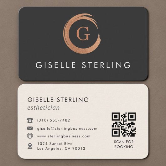 Estheetiker QR-code  Visitekaartje