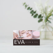 Estheetiker Spa Visitekaartje (Staand voorkant)