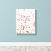 Esther 4:14 Bijbeltekst Kunst Canvas Afdruk (Insitu (Houten vloer))