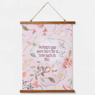 Esther 4:14 Bijbeltekst Kunst Hangend Wandkleed