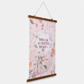 Esther 4:14 Bijbeltekst Kunst Hangend Wandkleed (Gebogen)