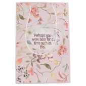 Esther 4:14 Bijbeltekst Kunst Medium Cadeauzakje (Voorkant)