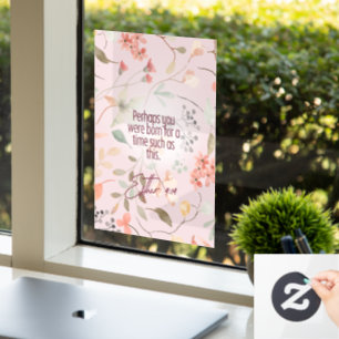 Esther 4:14 Bijbeltekst Kunst Raamsticker