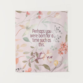 Esther 4:14 Bijbeltekst Kunst Wandkleed