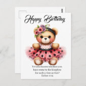 Esther 4:14 Birthday Card Briefkaart (Voorkant / Achterkant)