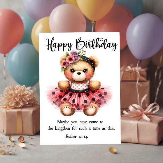 Esther 4:14 Birthday Card Kaart