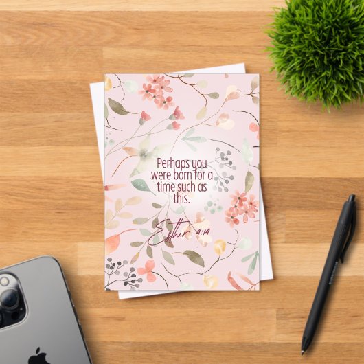 Esther 4:14 Christelijke Bijbelverzen Kunst Acryl Uitnodigingen (Insitu (Uitnodiging))