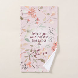 Esther 4:14 Christelijke Bijbelverzen Kunst Handdoek