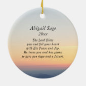 Esther 4:14 Misschien is dit de tijd Bijbel Verse Keramisch Ornament (Achterkant)