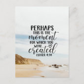 Esther 4:14 Moment waarvoor U werd Creëer Briefkaart (Voorkant)