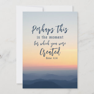 Esther 4 Misschien is dit de tijd Bijbel Flat Kaar