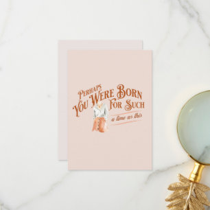 Esther Bible Verse Feminine Bedankkaart