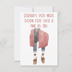 Esther Bible Verse Notecard Notitiekaartje