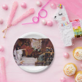 Esther Denouncing Haman Papieren Bordje (Feest)