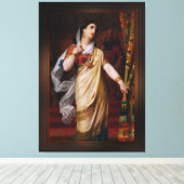 Esther door Hugues Merle Canvas Afdruk (Insitu (Houten vloer))