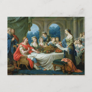 Esther en Ahasuerus, c.1775-80 Briefkaart