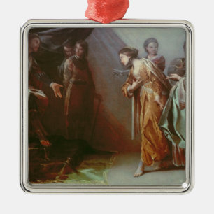 Esther en Ahasuerus Metalen Ornament