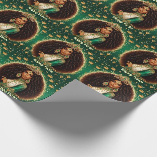 Esther Green Purim Wrapping Paper Cadeaupapier (Hoek)