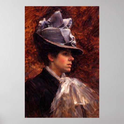 Esther Kenworthy by John William Waterhouse  Poster (Voorkant)