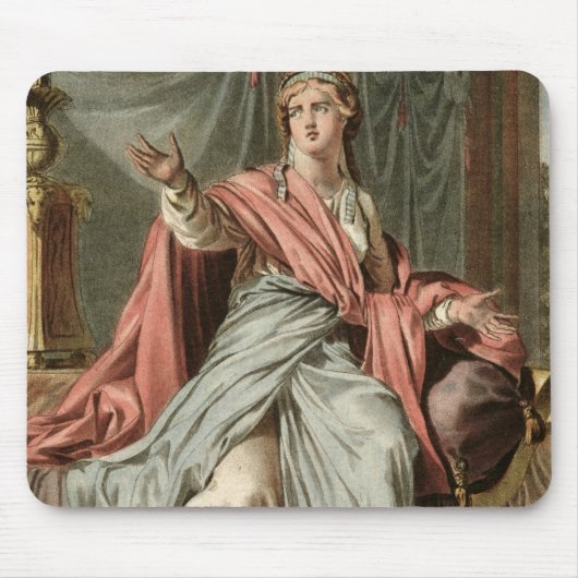 Esther, kostuum voor "Esther" van Jean Racine, uit Muismat (Voorkant)