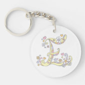Esther monogram letter E en betekenis keyring Sleutelhanger (Voorkant)