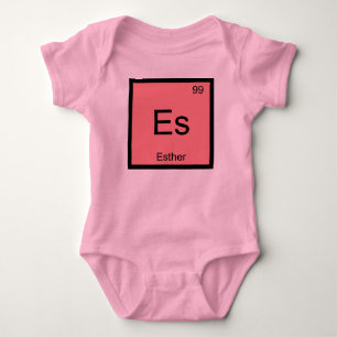 Esther Naam Chemie Element Periodiek Systeem Romper