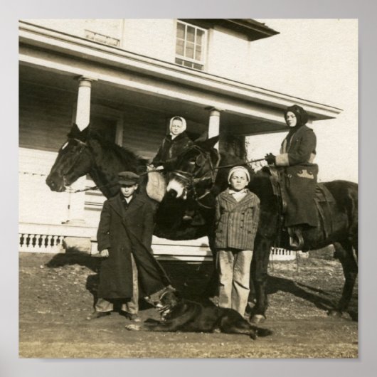 Esther op de Donkey Poster (Voorkant)