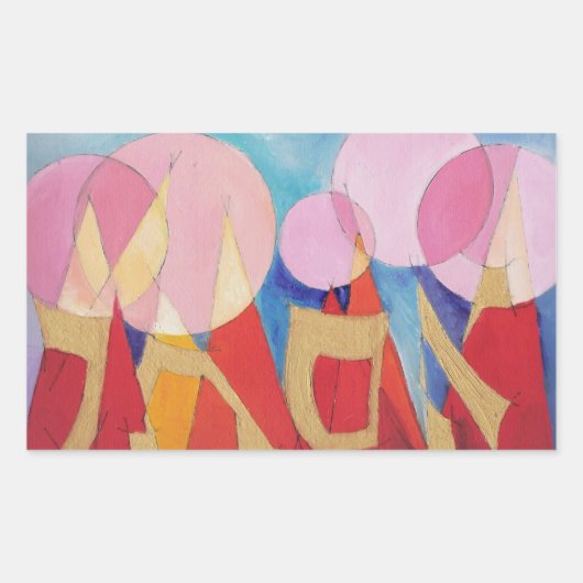 Esther Rechthoekige Sticker (Voorkant)