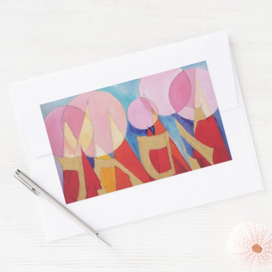 Esther Rechthoekige Sticker (Envelop)