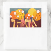 Esther Rechthoekige Sticker (Tas)