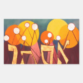 Esther Rechthoekige Sticker (Voorkant)