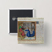 Esther Vierkante Button 5,1 Cm (Voorkant /achterkant)