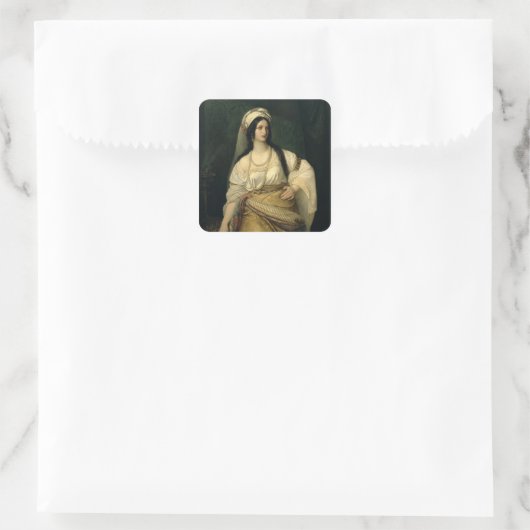 Esther Vierkante Sticker (Tas)