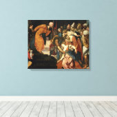 Esther voor Ahasuerus, 1548 Canvas Afdruk (Insitu (Houten vloer))
