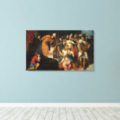 Esther voor Ahasuerus, 1548 Canvas Afdruk (Insitu (Houten vloer))